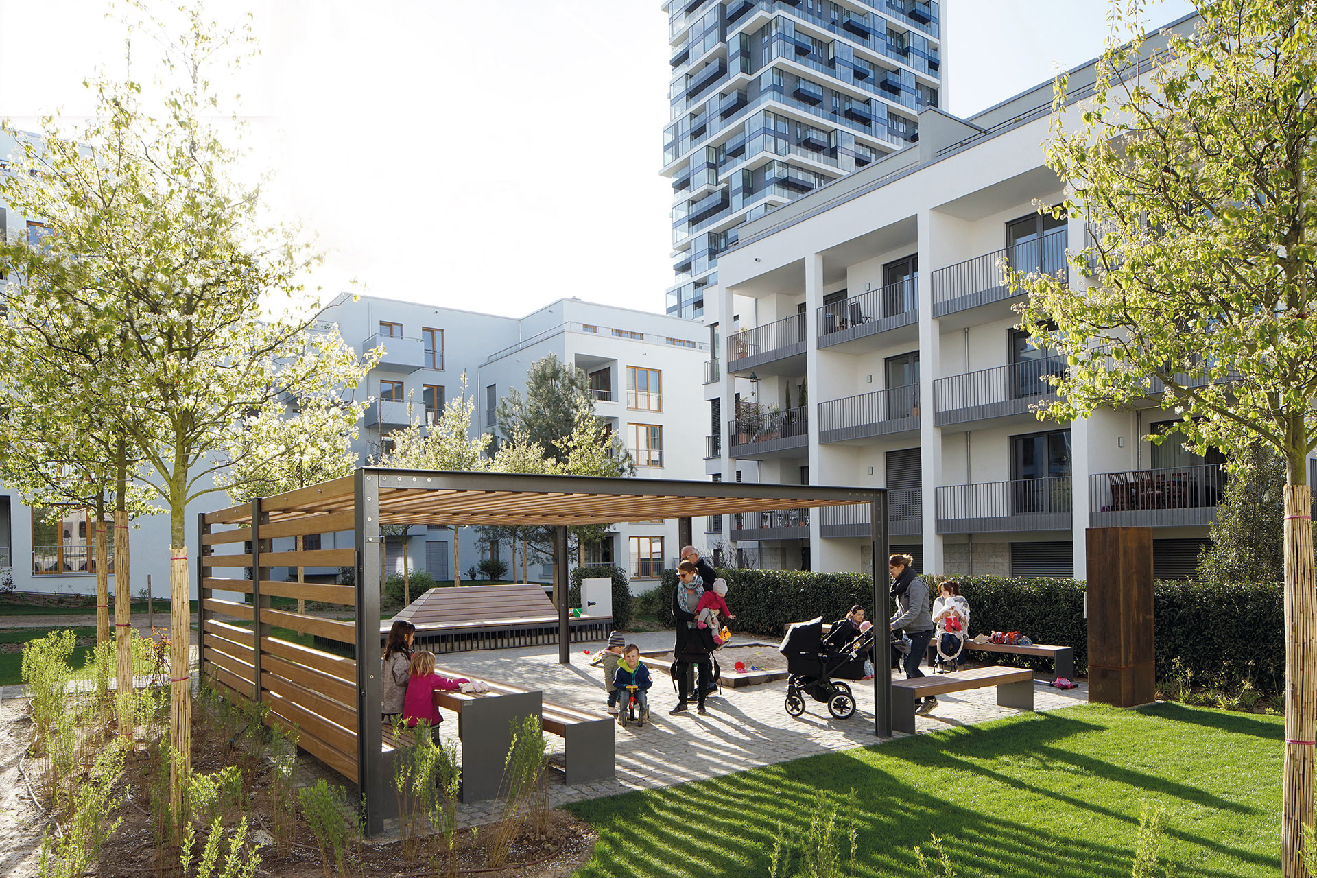 Stadtgärten Am Henninger Turm Frankfurt