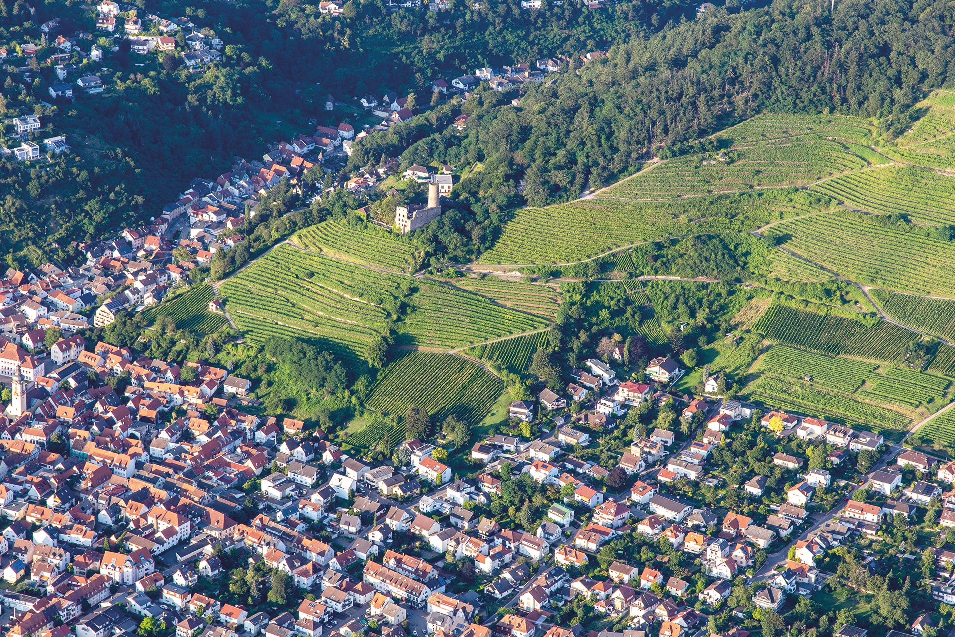 Strahlenburg von Oben